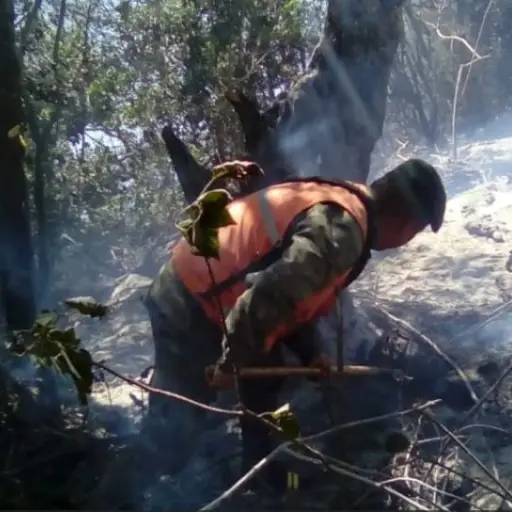 Conred extinguir incendio Cerro Picudo San Marcos ,