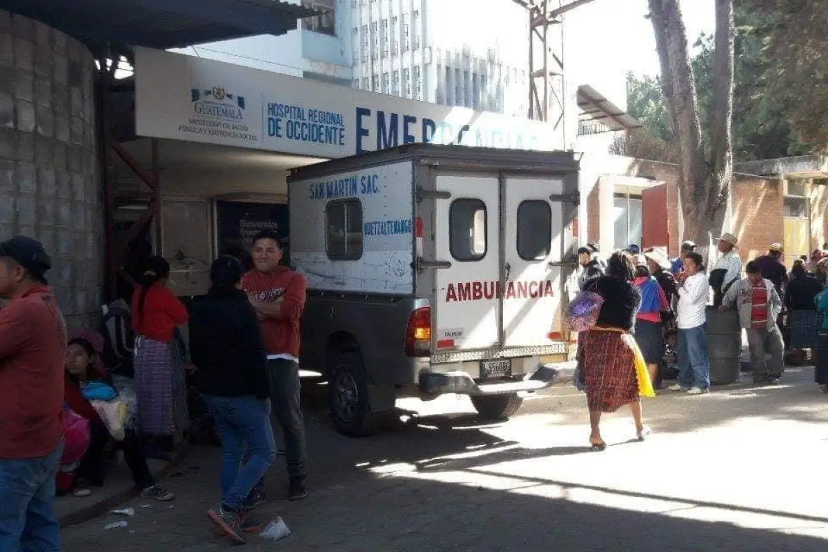 Totonicapán mujer gestación atropellada, 