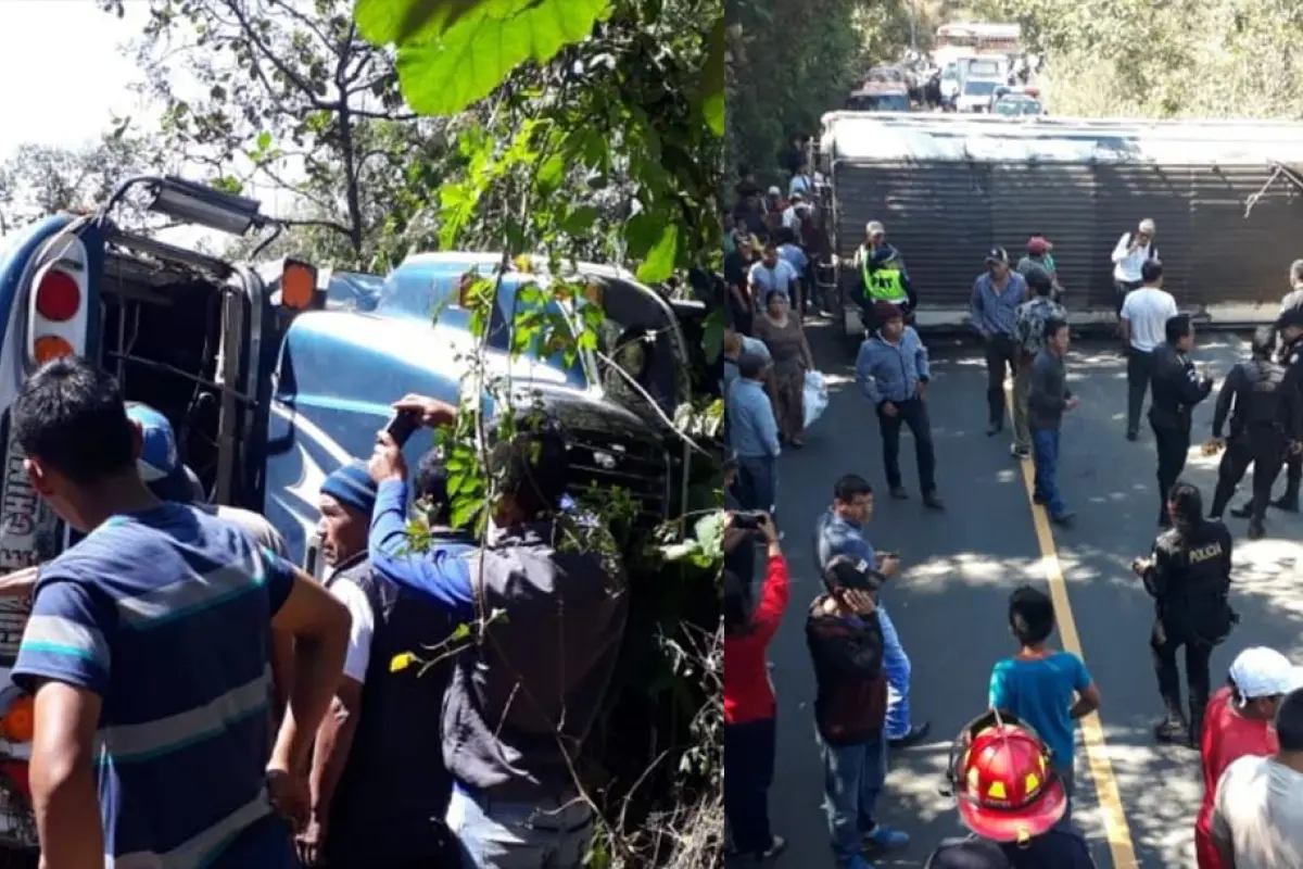 Accidente de Bus Chimaltenango Emisoras Unidas Guatemala, 