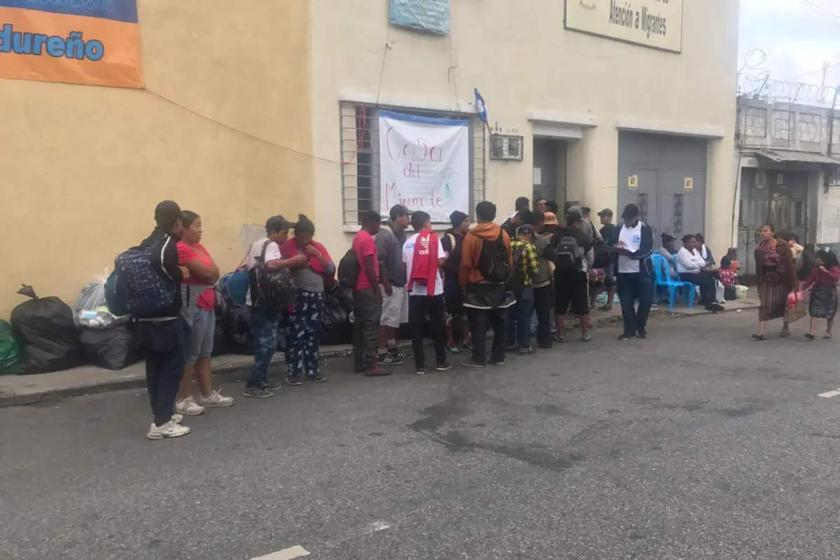 Fotografía de archivo de la Casa del Migrante en Ciudad de Guatemala  