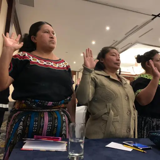 Este día fueron juramentadas 16 juntas electorales municipales del departamento de Guatemala. 