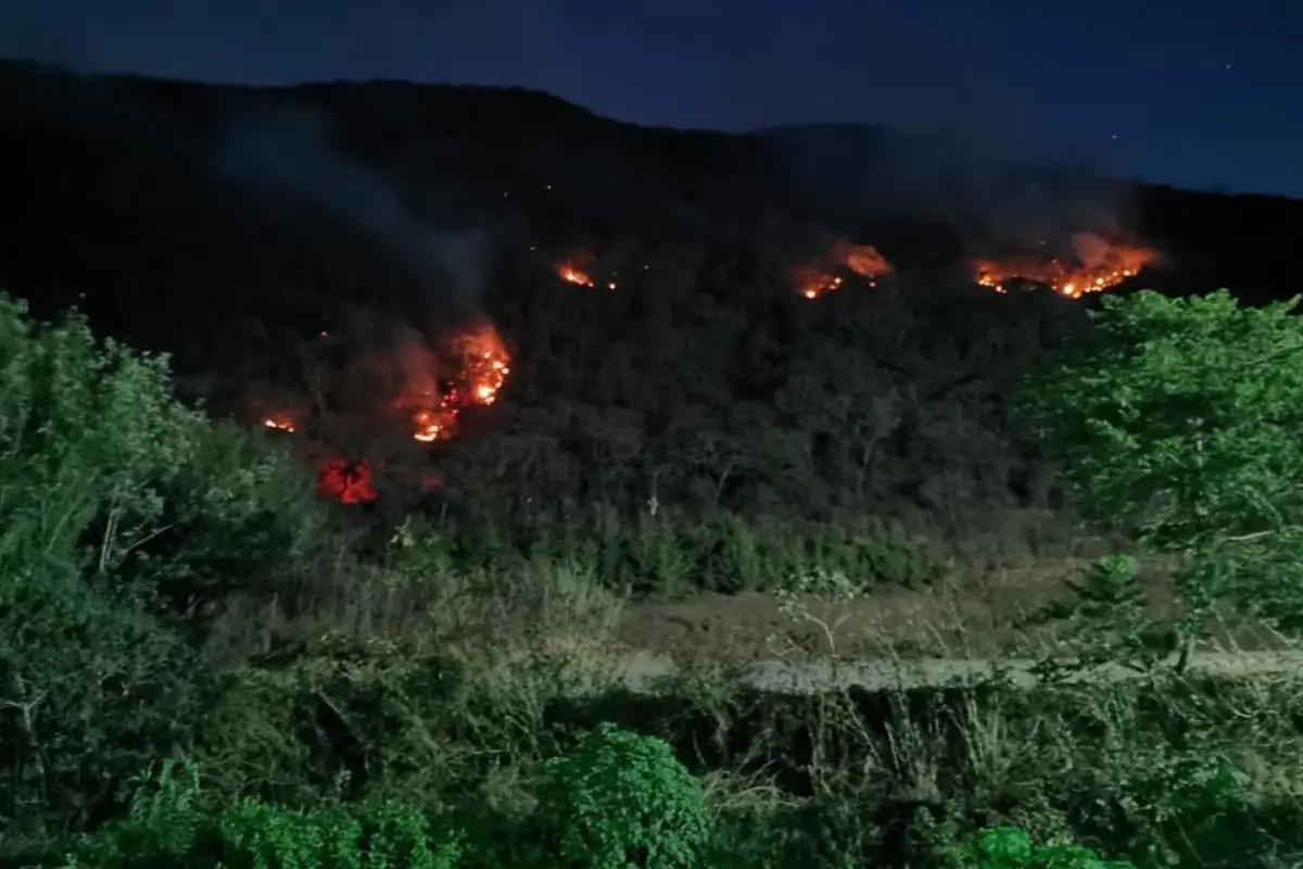 Sacatepéquez incendio San Juan Gascón, 