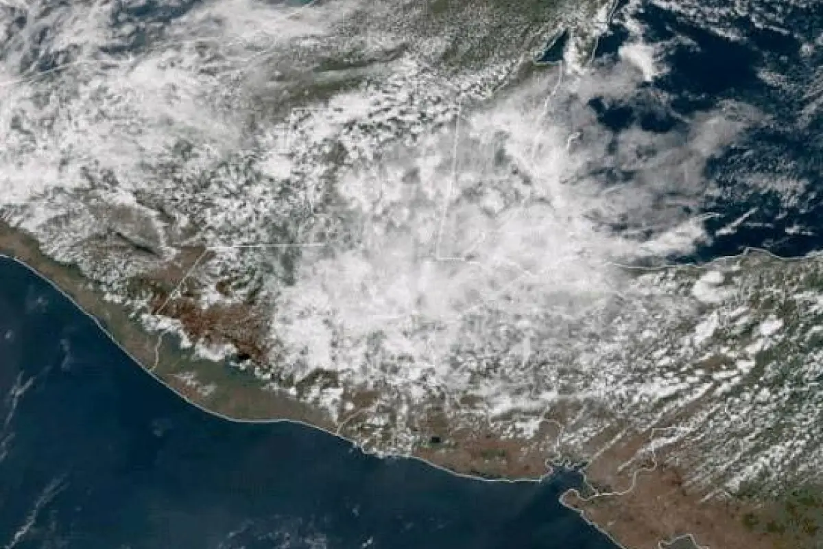 Masa de aire frío sobre Guatemala.
