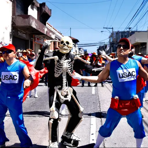 Carrozas y comparsas recorrieron calles del Centro Histórico con la Huelga de Dolores.