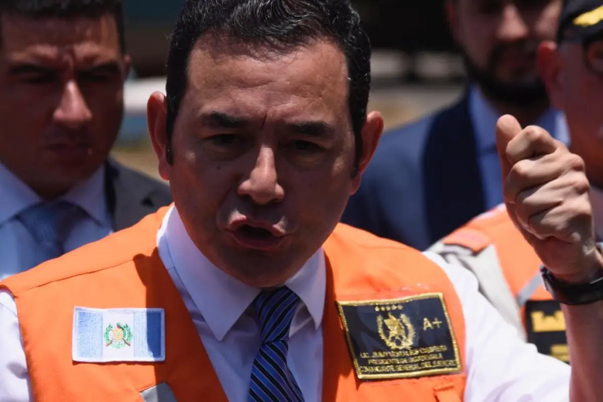 Jimmy Morales dice que Guatemala quiere elecciones electorales y no elecciones judiciales. Foto de Herlindo Zet.