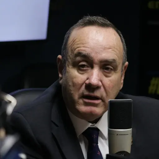 Alejandro Giammattei, candidato a presidente de Vamos. Foto: Alejandro Chet.