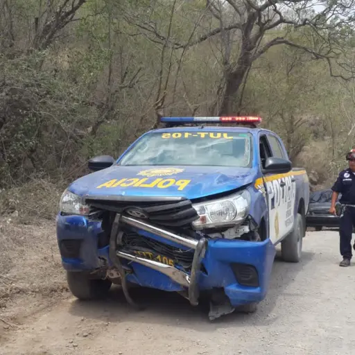 Autopatrulla resulta don daños en Jutiapa
