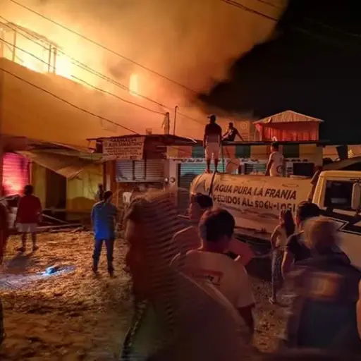 Incendio mercado de Playa Grande, Quiché