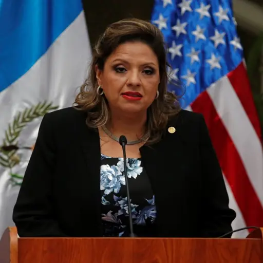 GU2003. CIUDAD DE GUATEMALA (GUATEMALA), 10/07/2018.- La canciller de Guatemala, Sandra Jovel, ofrece declaraciones tras una reunión del Triángulo Norte de Centroamérica y México (Tricamex) con Estados Unidos hoy, martes 10 de julio de 2018, en Ciudad de 