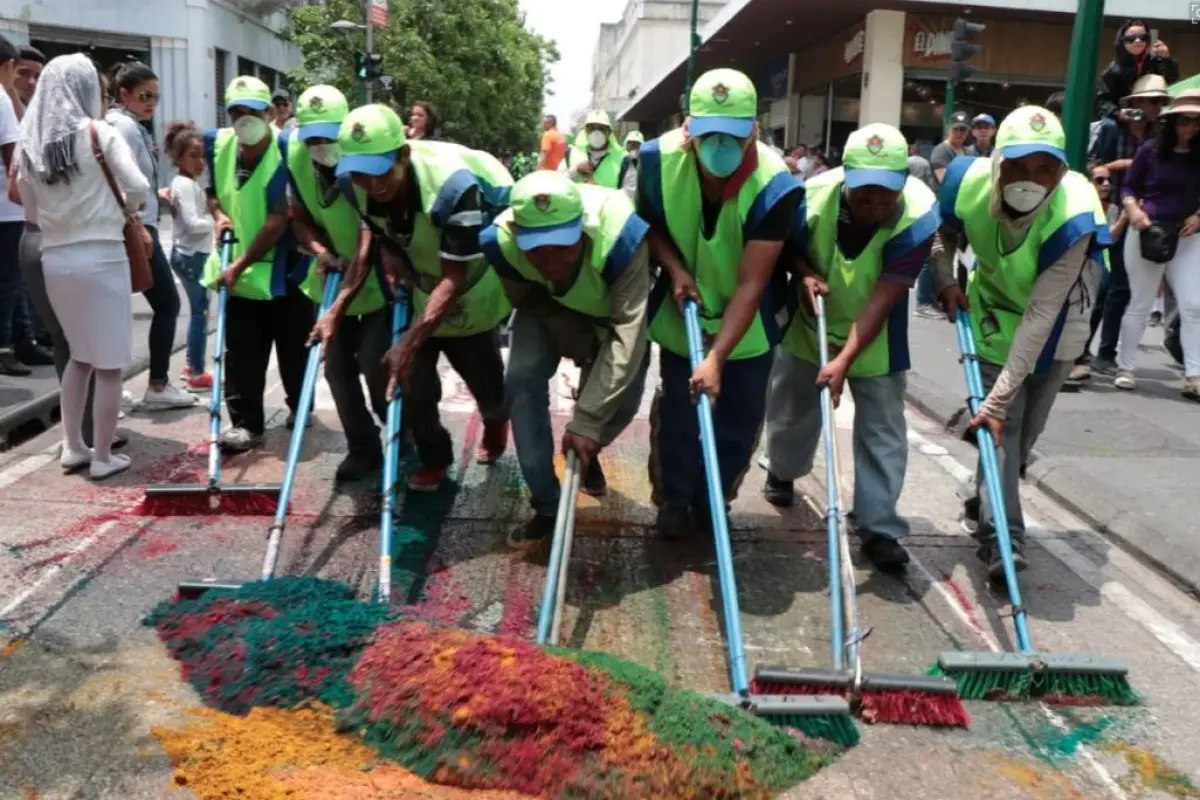 Desechos durante Semana Santa, 