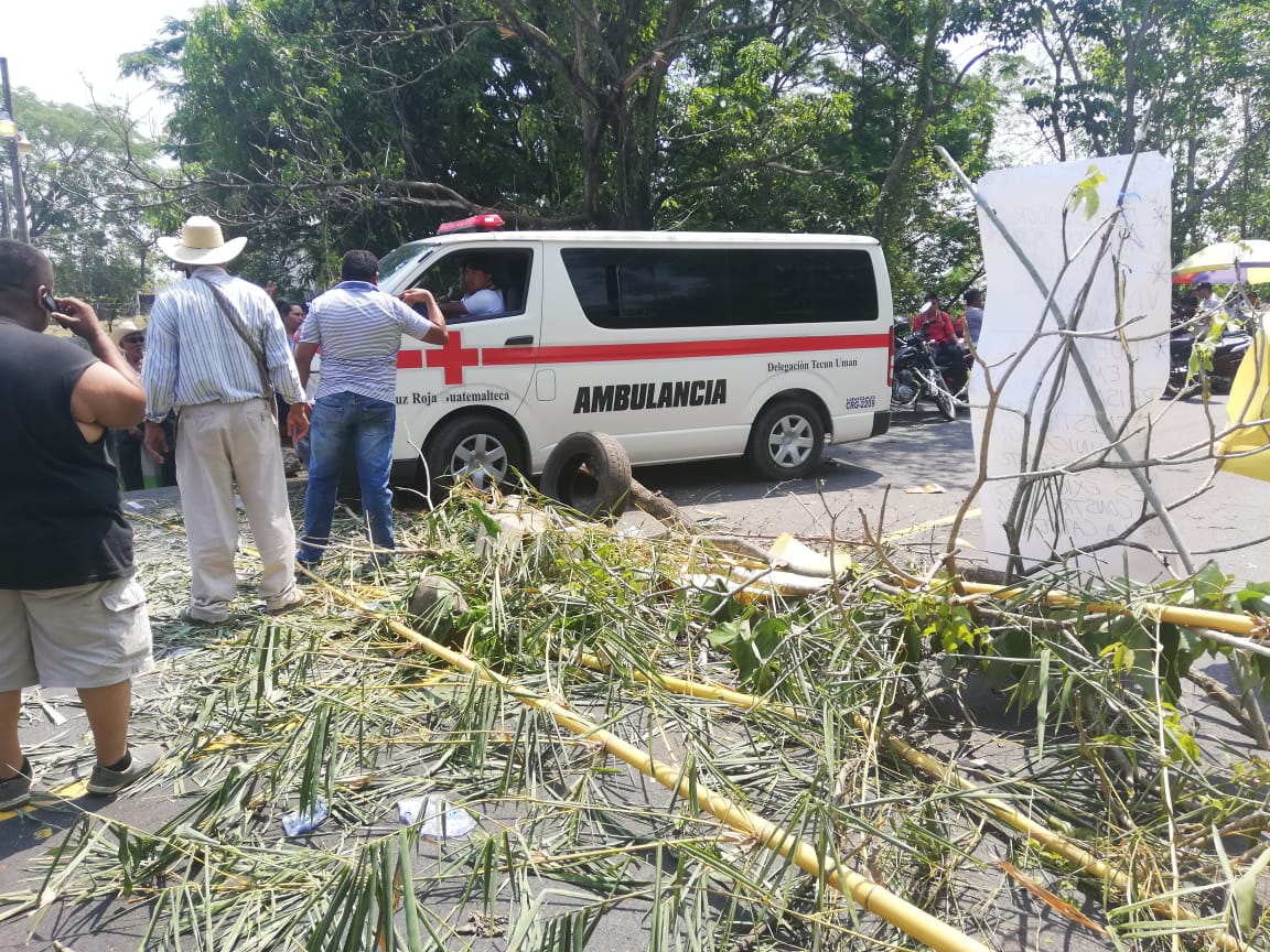 Bloqueo en ruta a Tecún Umán | 