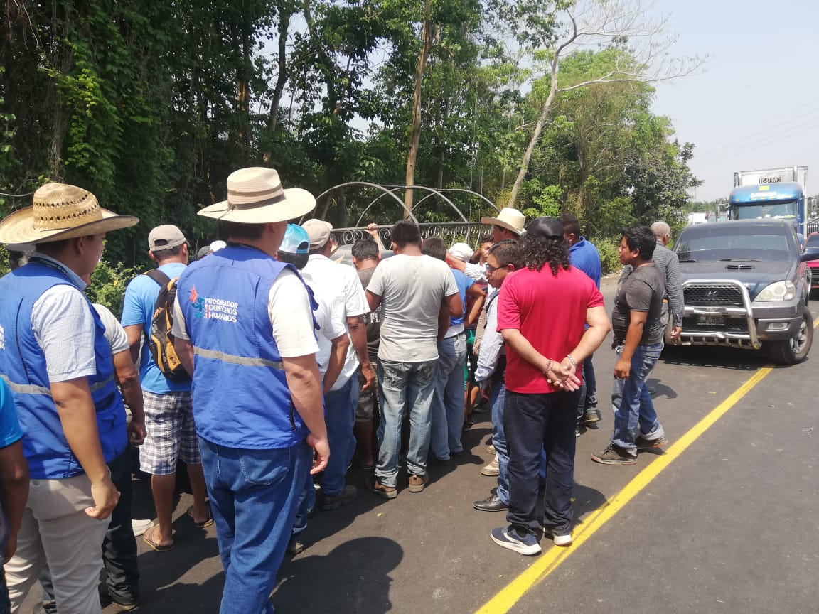 Bloqueo en ruta a Tecún Umán | 