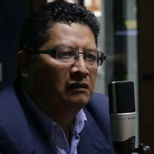 El candidato presidencial de Libre, Aníbal García, dio a conocer sobre su propuesta de gobierno. Foto: Alejandro Chet