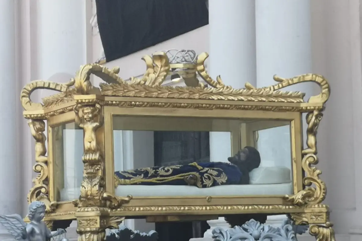 La réplica del "Cristo del Amor" del Templo de Santo Domingo.