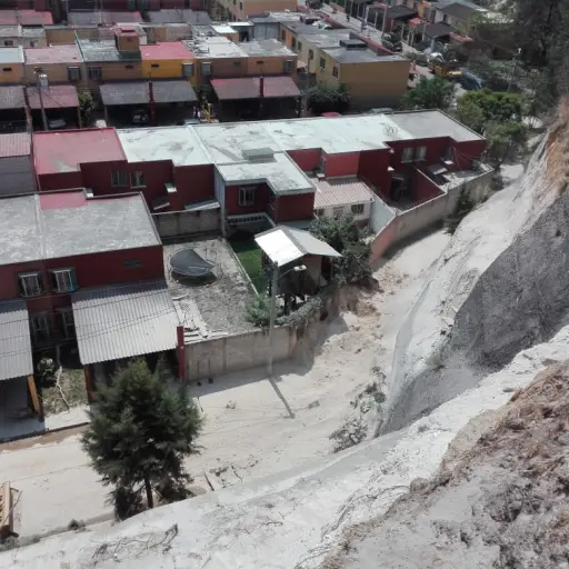Las viviendas están en riesgo de deslizamientos. Foto: Conred