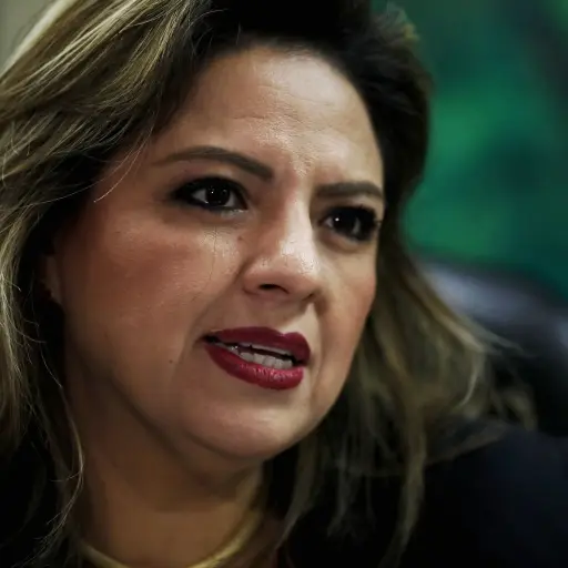 GU6007. CIUDAD DE GUATEMALA (GUATEMALA), 29/09/2018.- Fotografía del 28 de septiembre de 2018 de la canciller de Guatemala, Sandra Jovel, durante una entrevista con Acan-Efe en Ciudad de Guatemala (Guatemala). Jovel reconoció que la separación de niños em