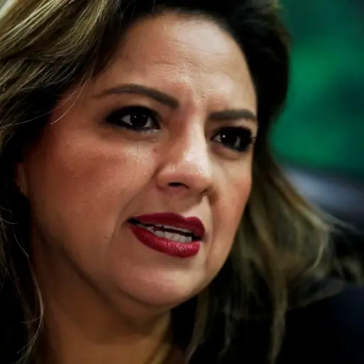 GU6007. CIUDAD DE GUATEMALA (GUATEMALA), 29/09/2018.- Fotografía del 28 de septiembre de 2018 de la canciller de Guatemala, Sandra Jovel, durante una entrevista con Acan-Efe en Ciudad de Guatemala (Guatemala). Jovel reconoció que la separación de niños em
