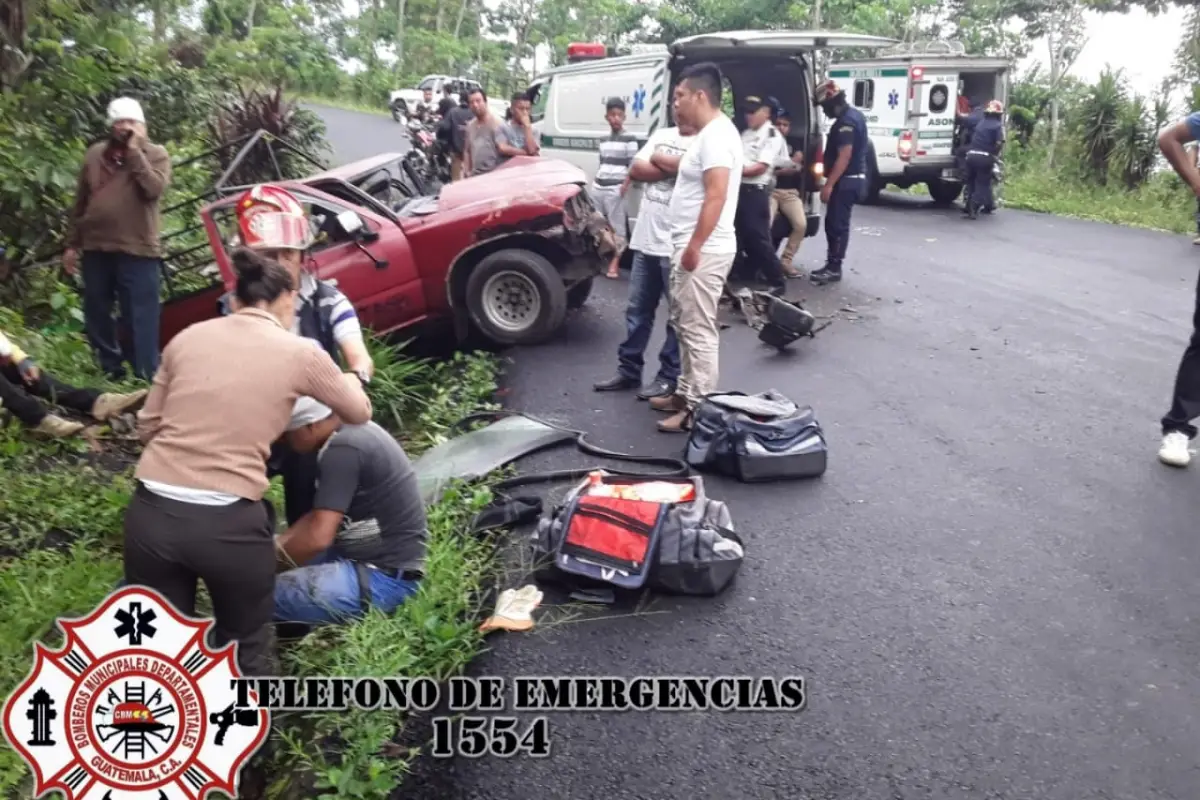 Accidente en El Tumbador, San Marcos.