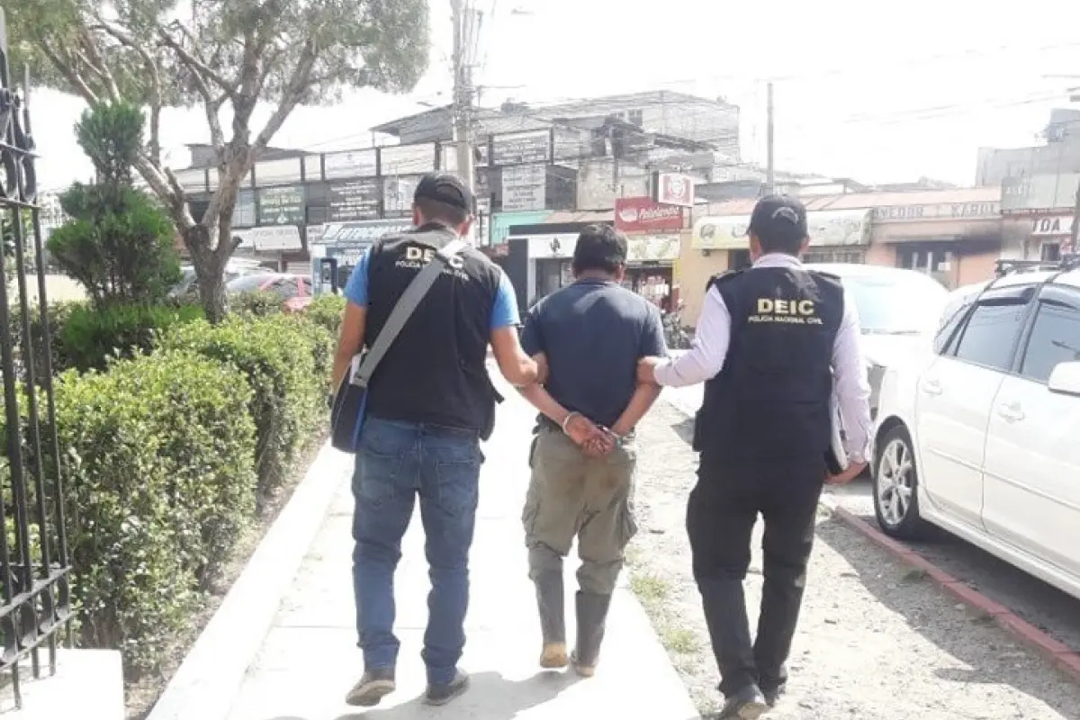 Presunto violador capturado en Quetzaltenango