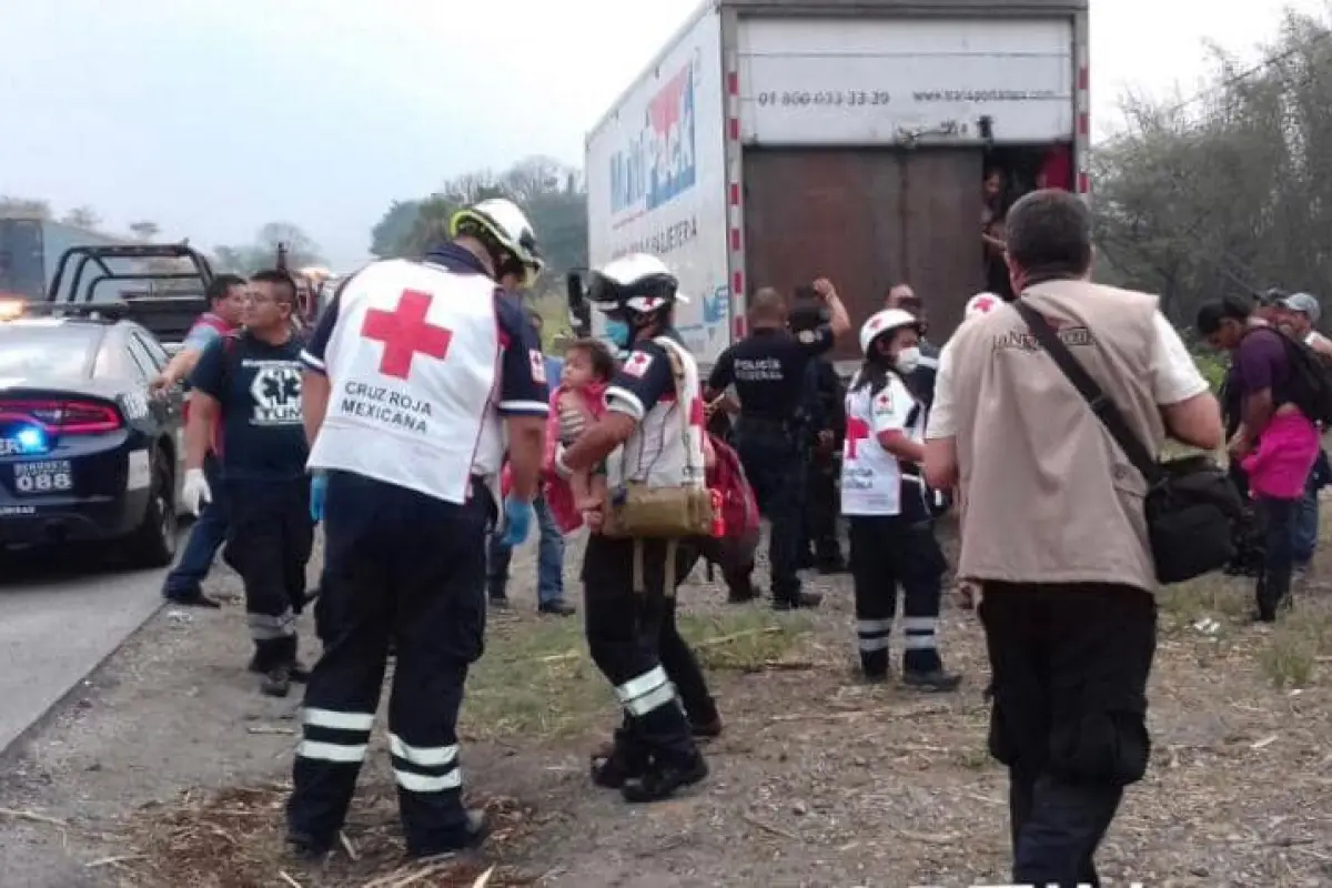 migrantes guatemaltecos rescatados Veracruz Mexico Emisoras Unidas Guatemala, 