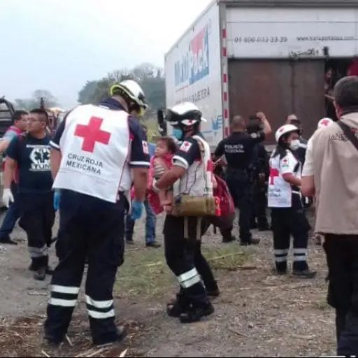 migrantes guatemaltecos rescatados Veracruz Mexico Emisoras Unidas Guatemala ,