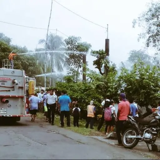 Incendio en vivienda de Santa Lucia Cotzumalguapa