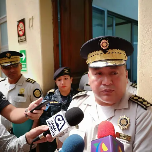 Carlos Tohom director de la PNC