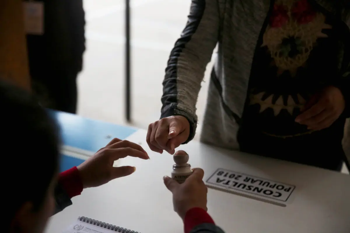 Consulta por diferendo con Belice. Foto: EFE.