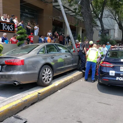 Accidente en ciudad de México.