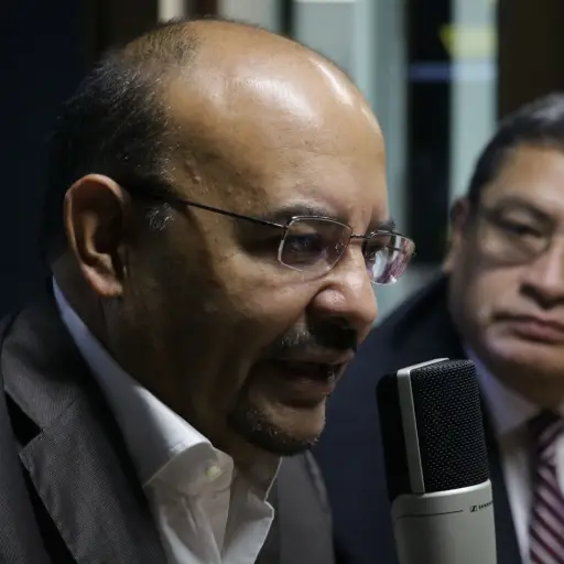 Manfredo Marroquín y Oscar Morales, candidatos a la presidencia y vicepresidencia de EG.