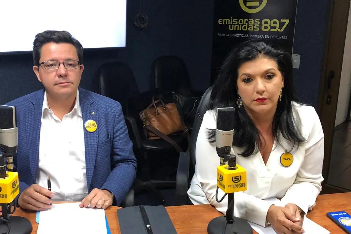 Julio Héctor Estrada y Yara Argueta aseguran que le apuestan al mejoramiento económico.