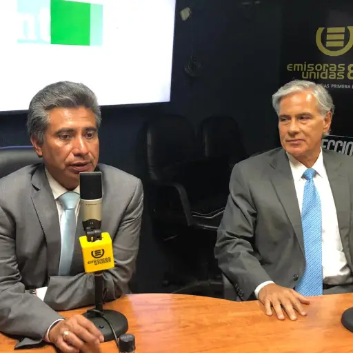 Fredy Cabrera y Ricardo Sagastume presentaron su propuesta política.