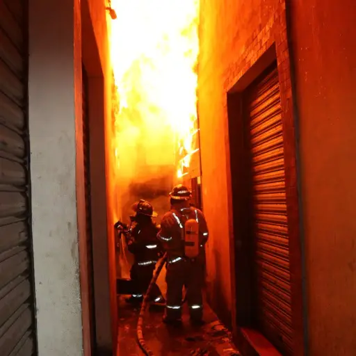 Cuerpos de socorro llegaron a sofocar las llamas. 
