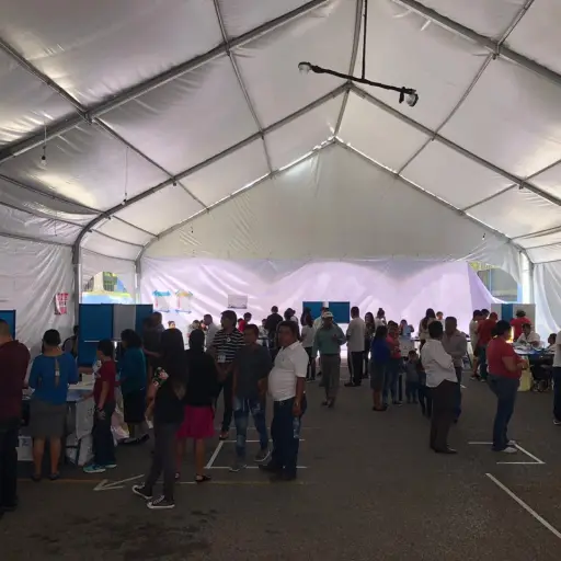 centro de votación ,