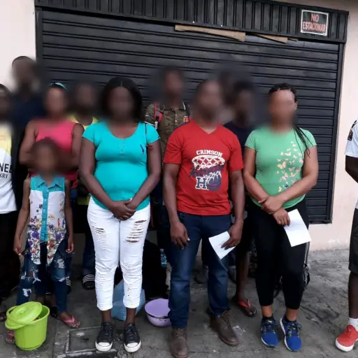 migrantes haitianos guinea ,