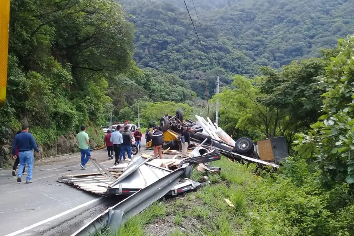 Accidente en ruta a Panajachel