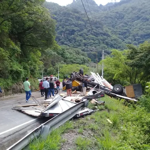 Accidente en ruta a Panajachel