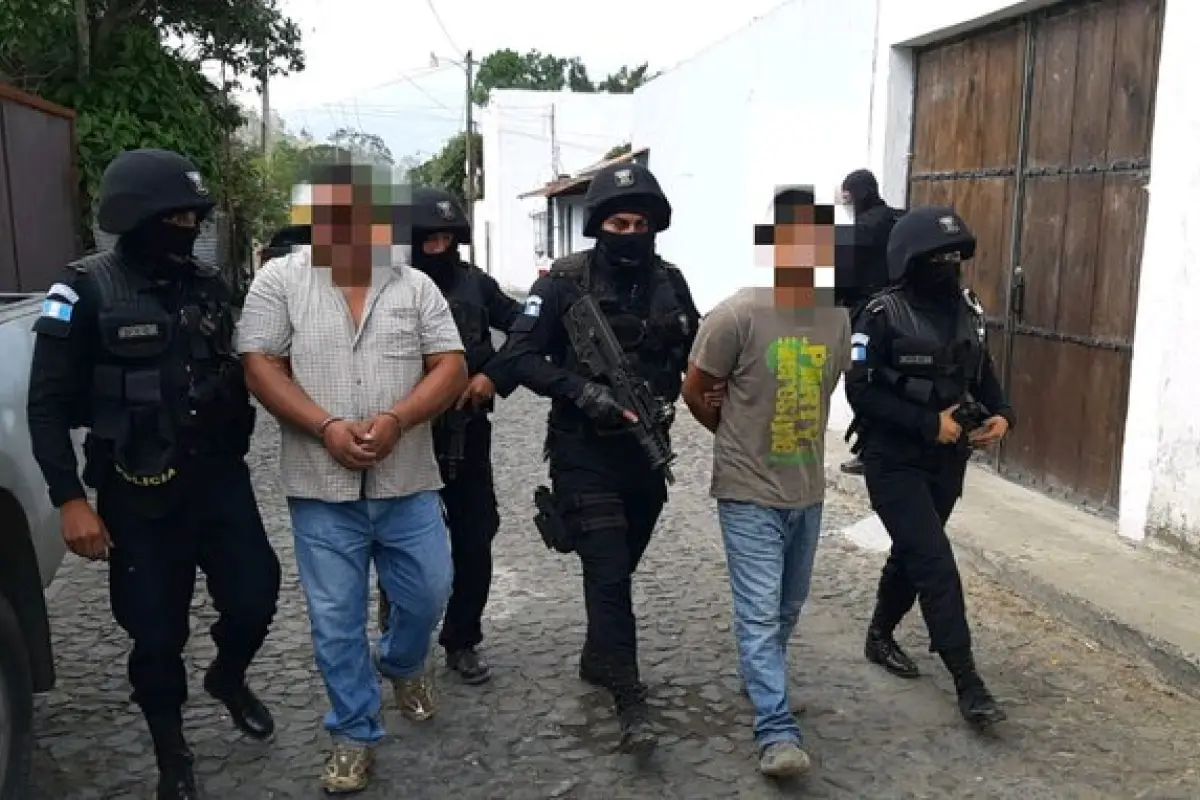 capturados por secuestro antigua guatemala, 