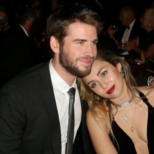 Mandatory Credit: Photo by David Buchan/Variety/REX/Shutterstock (10073443t)Liam Hemsworth and Miley CyrusG'Day USA Gala, Inside, 3Labs, Los Angeles, USA - 26 Jan 2019