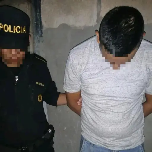 Coyote capturado en Huehuetenango