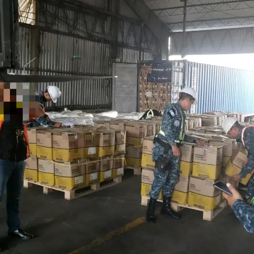 Droga incautada en Izabal.