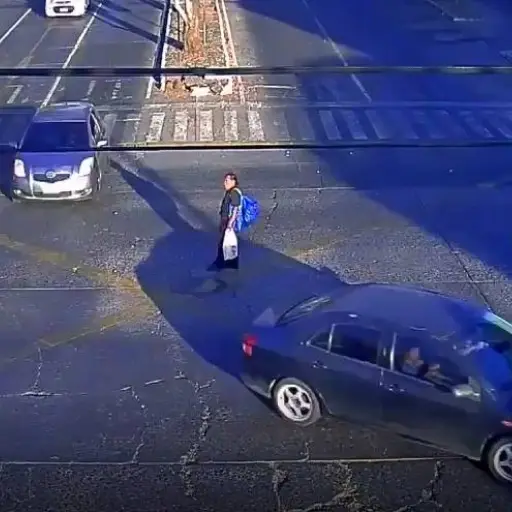 El hecho de tránsito ocurrió en la zona 9. 