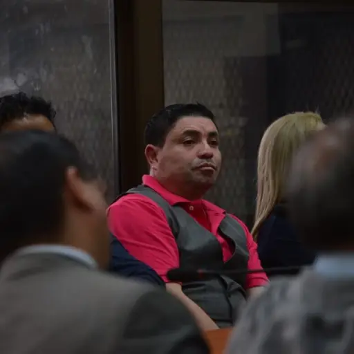 Marvin Montiel Marin al escuchar el fallo de la jueza. Foto: Omar Solis.