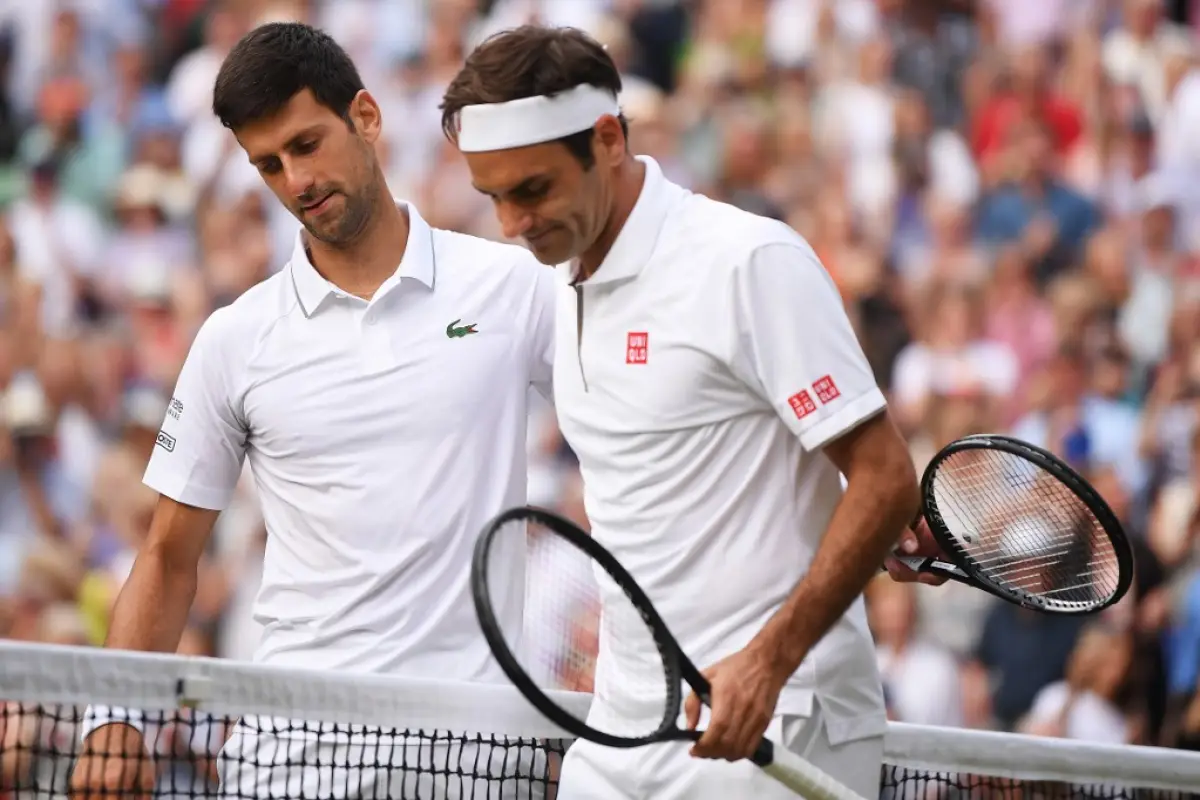 Sin lugar a dudas, tanto Djokovic como Federer, son dos de los más grandes tenistas de la historia. Foto: AFP