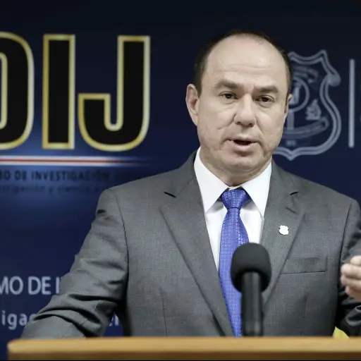 SJ3001 - SAN JOSÉ (COSTA RICA) 05/12/2018- El director del Organismo de Investigación Judicial de Costa Rica (OIJ), Walter Espinoza, habla en una conferencia de prensa hoy, miércoles 5 de diciembre de 2018 en la capital costarricense. El cuerpo hallado el