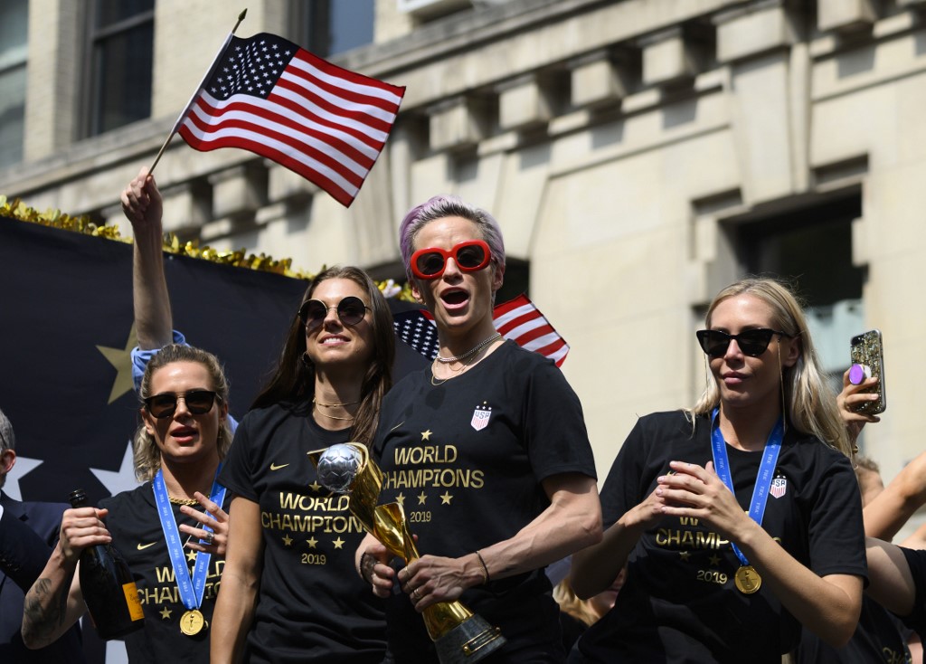 Selección Femenina Estados Unidos festejo Nueva York | 