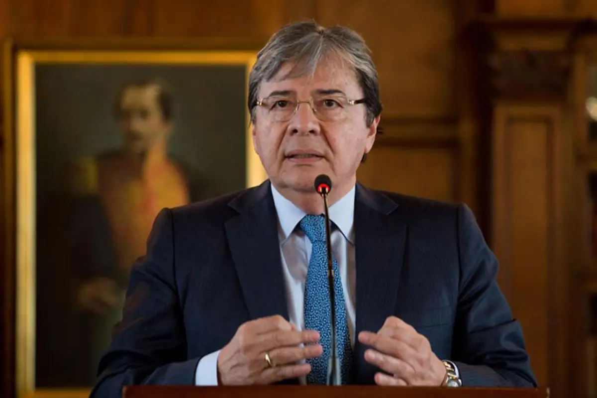 El canciller colombiano Carlos Holmes Trujillo