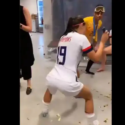 La estrella de Estados Unidos deleitó a sus seguidores.