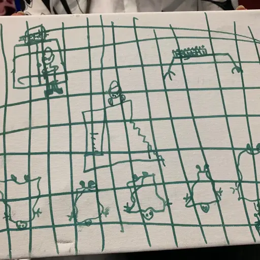 niños migrantes dibujo Emisoras Unidas Guatemala ,