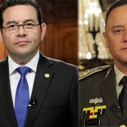 Jimmi Morales y Luis Ralda ,